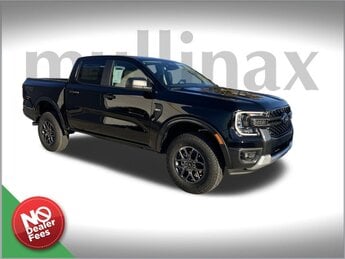2024 Shadow Black Ford Ranger XLT EcoBoost 2.3L I4 GTDi DOHC Turbocharged VCT Engine 4 Door Automatic 4X4
