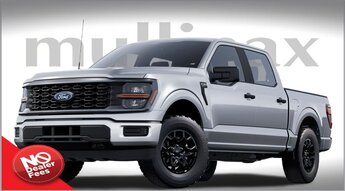 2025 Iconic Silver Metallic Ford F-150 STX 2.7L V6 EcoBoost Engine RWD Truck Automatic 4 Door