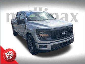 2025 Silver Metallic Ford F-150 STX 2.7L V6 EcoBoost Engine 4 Door Truck