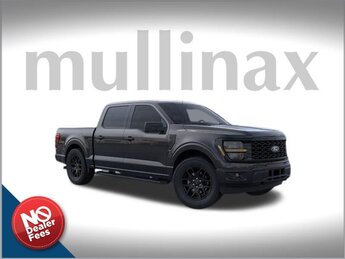2025 Black Metallic Ford F-150 STX 2.7L V6 EcoBoost Engine 4 Door 4X4 Automatic