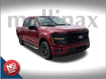 2025 Rapid Red Metallic Tinted Clearcoat Ford F-150 XLT RWD Automatic 2.7L V6 EcoBoost Engine 4 Door