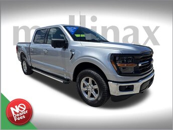 2024 Iconic Silver Metallic Ford F-150 XLT 4X4 Automatic 2.7L V6 EcoBoost Engine Truck 4 Door
