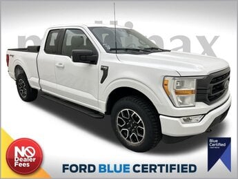 2021 Oxford White Ford F-150 XLT 4X4 2.7L V6 EcoBoost Engine Truck 4 Door