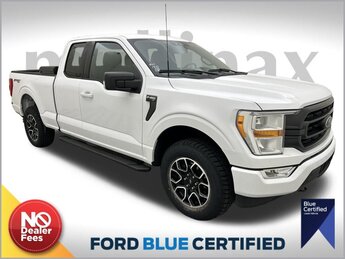 2021 Oxford White Ford F-150 XLT 4X4 2.7L V6 EcoBoost Engine Truck 4 Door
