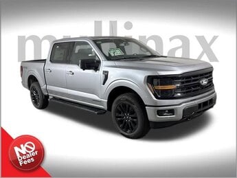 2025 Iconic Silver Metallic Ford F-150 XLT 4X4 Truck Automatic 3.5L PowerBoost Full-Hybrid V6 Engine