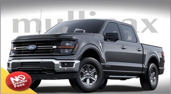 2025 Gray Metallic Ford F-150 XLT 4X4 3.5L PowerBoost Full-Hybrid V6 Engine 4 Door Truck