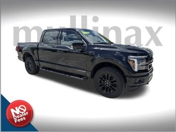 2025 Agate Black Metallic Ford F-150 Lariat Truck 4 Door 4X4 3.5L 6-Cylinder PDI Turbocharged DOHC Engine