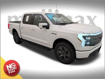 2023 Oxford White Ford F-150 Lightning Lariat AWD Automatic 4 Door Truck Electric Motor Engine