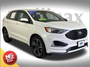 2021 Star White Metallic Tri-Coat Ford Edge ST SUV AWD Automatic 2.7L V6 EcoBoost Engine 4 Door