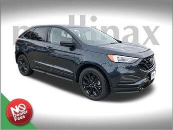 2024 Stone Blue Metallic Ford Edge SE AWD EcoBoost 2.0L I4 GTDi DOHC Turbocharged VCT Engine 4 Door