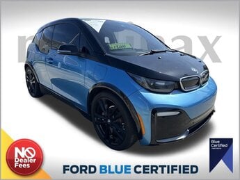 2018 Protonic Blue Metallic w/Frozen Gray Accent BMW i3 94Ah s w/Range Extender Hatchback Electric Motor Engine Automatic RWD