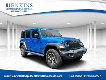 2021 Jeep Wrangler Unlimited Sport S 4 Door 2.0L I4 DOHC Engine Automatic 4X4
