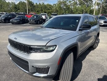 2021 Silver Zynith Jeep Grand Cherokee L Limited 4 Door 3.6L V6 24V VVT Engine Automatic SUV