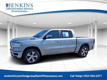2024 Billet Silver Metallic Clearcoat Ram 1500 Laramie 4 Door Truck HEMI 5.7L V8 Multi Displacement VVT eTorque Engine 4X4 Automatic