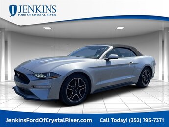 2022 Iconic Silver Metallic Ford Mustang EcoBoost Premium Convertible 2 Door Automatic EcoBoost 2.3L I4 GTDi DOHC Turbocharged VCT Engine RWD