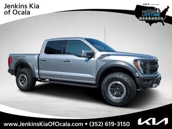 2022 Iconic Silver Metallic Ford F-150 Raptor Ecoboost 3.5L V6 Engine 4X4 4 Door