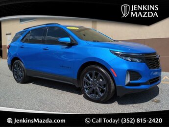 2024 Riptide Blue Metallic Chevrolet Equinox RS FWD SUV 4 Door 1.5L DOHC Engine