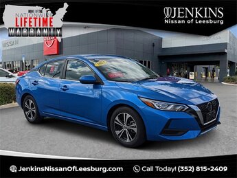 2023 Electric Blue Metallic Nissan Sentra SV 4 Door Automatic (CVT) FWD Car 2.0L DOHC Engine