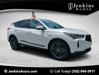2024 Platinum White Pearl Acura RDX w/A-Spec Package 4 Door AWD Automatic Intercooled Turbo Premium Unleaded I-4 2.0 L/122 Engine