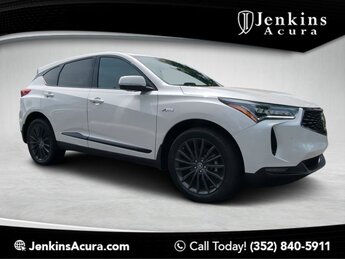 2024 Platinum White Pearl Acura RDX w/A-Spec Advance Package SUV Intercooled Turbo Premium Unleaded I-4 2.0 L/122 Engine 4 Door Automatic