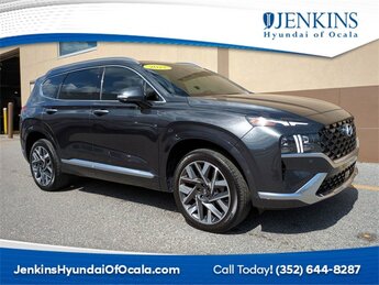 2022 Portofino Gray Hyundai Santa Fe Calligraphy AWD SUV I4 Engine 4 Door