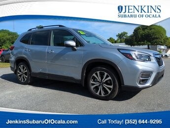 2021 Ice Silver Metallic Subaru Forester Limited AWD 4 Door Regular Unleaded H-4 2.5 L/152 Engine