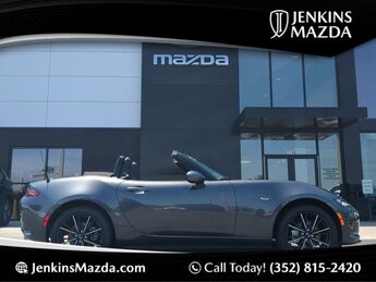 2024 Machine Gray Metallic Mazda MX-5 Miata Grand Touring Convertible Automatic 2 Door