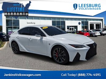 2021 Ultra White Lexus IS IS 350 F SPORT RWD 3.5L V6 DOHC Dual VVT-i 24V Engine 4 Door