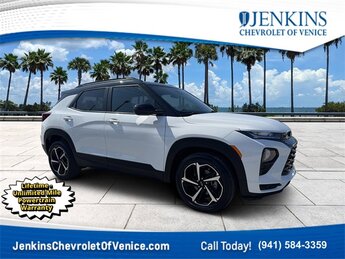 2023 Summit White Chevrolet Trailblazer RS AWD 4 Door 1.3L Ecotec Turbo DOHC SIDI w/VVT Engine Automatic SUV