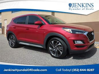 2021 Red Crimson Hyundai Tucson Sport 4 Door SUV Automatic FWD