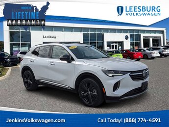 2023 White Frost Tricoat Buick Envision Essence 4 Door SUV FWD