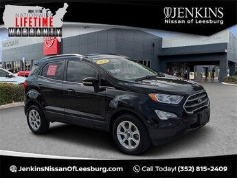 2020 Shadow Black Ford EcoSport SE FWD 4 Door SUV Automatic EcoBoost 1.0L I3 GTDi DOHC Turbocharged VCT Engine
