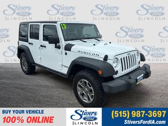 2013 Jeep Wrangler Unlimited Rubicon 3.6L V6 24V VVT Engine 4X4 4 Door