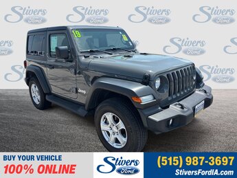 2019 Sting-Gray Clearcoat Jeep Wrangler Sport S 3.6L V6 24V VVT Engine 4X4 SUV