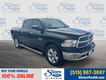 2018 Brilliant Black Crystal Pearlcoat Ram 1500 Big Horn 4 Door 3.6L V6 24V VVT Engine Automatic 4X4 Truck