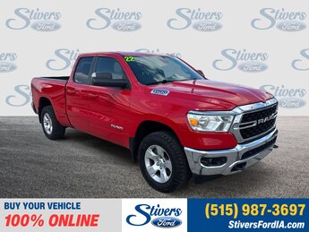 2022 Flame Red Clearcoat Ram 1500 Big Horn/Lone Star Truck Automatic 4 Door