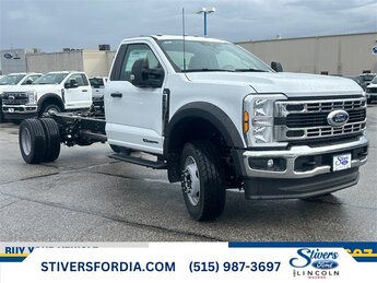 2024 Oxford White Ford F-600SD Truck Power Stroke 6.7L V8 DI 32V OHV Turbodiesel Engine Automatic 2 Door