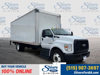 2022 Oxford White Ford F-650SD Base Truck RWD V8 Engine Automatic