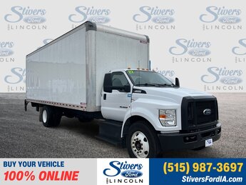 2022 Oxford White Ford F-650SD Base Truck RWD V8 Engine Automatic