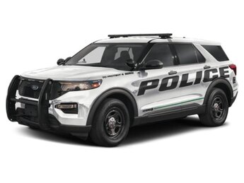 2025 Oxford White Ford Utility Police Interceptor Base Automatic SUV 4 Door