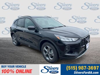 2025 Agate Black Metallic Ford Escape Hybrid ST-Line Select 2.5L iVCT Engine SUV Automatic (CVT)