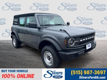 2025 Carbonized Gray Metallic Ford Bronco Base SUV 2.3L EcoBoost I-4 Engine 4X4 4 Door