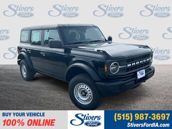 2025 Shadow Black Ford Bronco Base 2.3L EcoBoost I-4 Engine 4 Door SUV