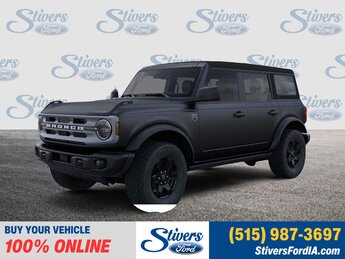 2025 Shadow Black Ford Bronco Big Bend SUV 2.3L EcoBoost I-4 Engine 4X4
