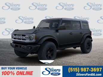 2025 Shadow Black Ford Bronco Big Bend SUV 2.3L EcoBoost I-4 Engine Automatic 4 Door