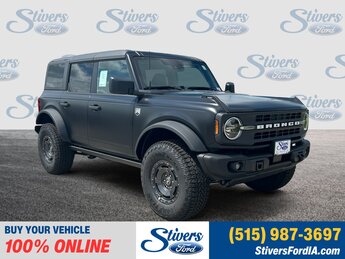 2025 Shadow Black Ford Bronco Big Bend SUV 2.3L EcoBoost I-4 Engine Automatic 4 Door