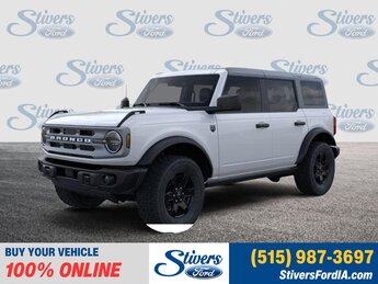 2025 Oxford White Ford Bronco Big Bend 4X4 Manual 2.3L EcoBoost I-4 Engine