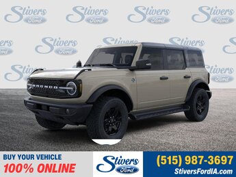 2025 Desert Sand Ford Bronco Outer Banks Automatic SUV 2.7L EcoBoost V6 Engine 4X4 4 Door