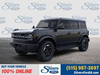 2025 Ford Bronco Outer Banks 4 Door 4X4 SUV 2.7L EcoBoost V6 Engine Automatic