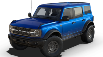 2025 Velocity Blue Metallic Ford Bronco Badlands SUV 2.7L EcoBoost V6 Engine Automatic 4X4
